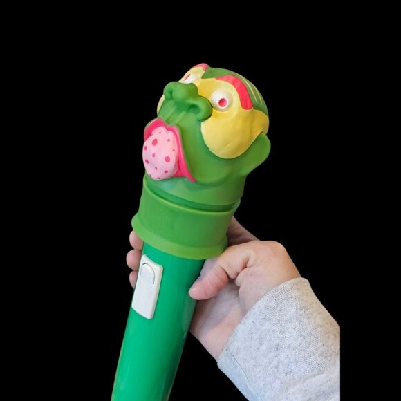 VTG 80s Beastie Beams Eveready Frightfully Fun Flashlight Toy Green Goblin 1988 - Picture 14 of 15